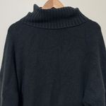 Abercrombie & Fitch  Wedge Turtleneck Sweater Size XL Black Jumper Photo 5