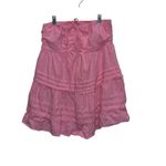 Pink Lily Tiered Smocked Strapless Shirt Lot of 2 women's L Photo 10