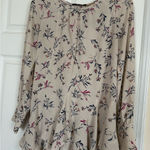 Ivanka Trump  Cream Floral Blouse Photo 0