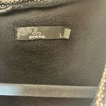 prAna Grey Coat with Striped Collar, stripe details at collar and cuffs, longer Photo 1