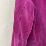 Live a Little  Purplish Leather‎ Jacket size medium Photo 10