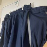 Milly  Blythe off shoulder navy bow sleeve blouse top size Small Photo 2