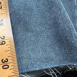 Happily Grey Crossover Waist Denim Maxi Skirt Raw Hem Split Casual Size 3/25 Blue Photo 10