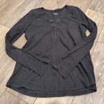 Sonoma  Dark Grey Henley Top Photo 0