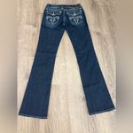 Rock Revival  Dark Wash Boot Cut Denim Blue Jeans Photo 4
