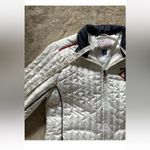 Genuine Merchandise Women’s Puffer Jacket Full Zip Twins Embroidered Sz M Photo 6