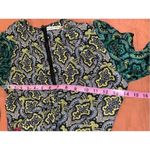 Alice + Olivia  $375 Brylee Mixed Print Tie Front Cut Out Romper Size 0 Photo 9