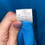 WAYF Bright Blue Long-Sleeved Crepe Lightweight Summer Shift Dress Medium Photo 5