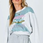 Princess Polly big leagues cropped crewneck sweatshirt Photo 0