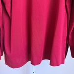 Misook Cardigan Sweater size XL Knit Pockets Long Sleeve Career Casual Red Photo 7