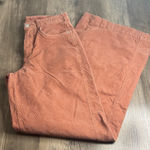 Pilcro  Rust Corduroy Wide Leg Pants Photo 0