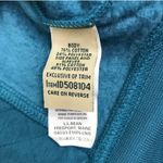 L.L.Bean Quilted Full Zip Sweatshirt Women M Teal Cozy Outdoor Everyday Travel Photo 8