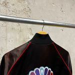The Vintage Shop East West Enterprises Vintage 1980 NBC National Broadcast Company Satin Bomber Photo 3