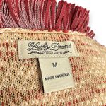 Lucky Brand  | Medium | Marled Pattern Fringe Trim Open Front Cropped Cardigan Photo 1