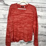 Urban Outfitters  BDG Drop Shoulder Pullover Sweater Red Rogue Med Photo 2