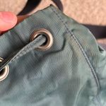 Prada  nylon backpack y2k 2000s in green with leather trim and silver-tone small Photo 11