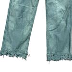 Free People  Stormbringer Green Distressed Utility Straight Leg Pants Sz 29 Boho Photo 11