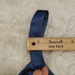 BCBG Maxazria Size 2 Pleated Satin Dress Layers Dark Navy Blue Shiny New Years Photo 4