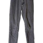 BDG Black Mom Jeans Womens Sz W27 Baggy Ditressed Hems High Rise Photo 0