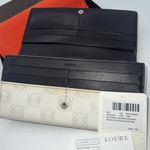 Loewe  Monogram Long Trifold Wallet with Dust Cloth and Box Photo 4
