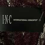 INC International Concepts: Wine Colored Knit Shimmering Shawl Photo 1