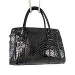 Calvin Klein embossed faux leather black purse Photo 1