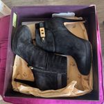 Vince Camuto Women’s Size 9M Stiletto Black Suede Ankle Booties Vi-Evalina w/box Photo 5