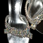 Nina  silver rhinestone sparkle evening shoes! Photo 2