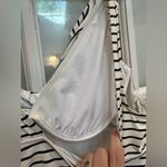 Ralph Lauren RL Lauren Black White Ruffled Striped Tankini Top Underwire Size 16 Photo 7