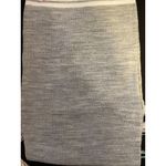 Reebok Light Gray & White Scarf With Fringe NEW Photo 1