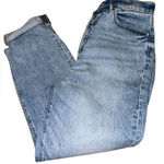 Loft  High Waist Boyfriend Jeans Medium Wash Women's Size 28/6 Petite NWT Photo 0