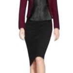 CAbi Britt Boulce Merlot Red Jacket Blazer Size 6 Photo 1