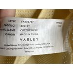 Varley NWT Arlee Perforated Mesh Athletic Tank Top Scooped Hem Women Yellow Sz S Photo 4