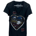 Affliction  Vintage Y2K Heart Tee size XL Photo 0