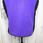 Ralph Lauren  Active L-RL Purple Black Fleece Vest Womens Sz XL Full Zip Photo 9