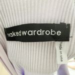 Naked Wardrobe NWOT Naked Wardrobe Jumpsuit Sleeveless Ribbed Lilac Size L Minimalist Bodycon Photo 2