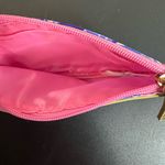 Lilly Pulitzer  Shade Seekers ID Case Blue Pink Tropical Print Keychain Photo 3