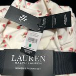 Ralph Lauren Lauren Women’s Pajama Set Size Large Ivory Floral NWT Photo 2