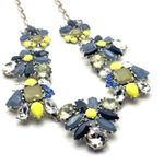 Stella & Dot Elodie Statement necklace Blue Silver Career Party Photo 5