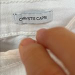 Nine West  White Denim Jeans Chrystie Capri Womens 14 Photo 4