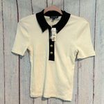 J.Crew NWT Vintage rib polo T-shirt Photo 1