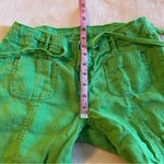 INC International Concepts green linen flared pants size 2 lightweight boho Photo 5