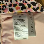 Sanctuary  | Pink & White Leopard Print Tie Bikini Top Size Medium Removable Pads Photo 3