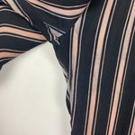Beach Riot  Pink‎ Black Striped Dover Set Crop Top Tie Pants Set Cover-Up Small S Photo 5