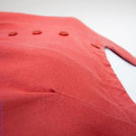 Roaman's red 100% cotton short sleeves dress with‎ pockets, size M Size M Photo 10