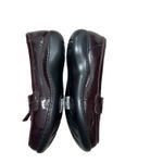 Clarks Ashland Bubble Loafers 9xw Burgundy Patent Shoes Extra Wide Teacher New Photo 8