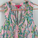 Lilly Pulitzer Essie Tank Top Size Small Unicorn of the Sea Slub Knit Cotton Photo 5