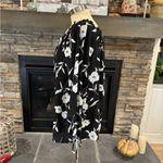 Gibson  Black and White Floral Blouse Photo 2