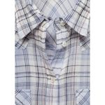 Mango Check Cotton Shirt Blue Flannel NWT Size 10/XL Photo 2