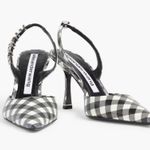 Alexander Wang Grace gingham leather slingback pumps size 40 Photo 1